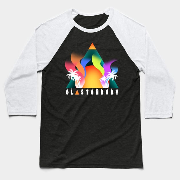 Glastonbury 2022 Baseball T-Shirt by AdishPr